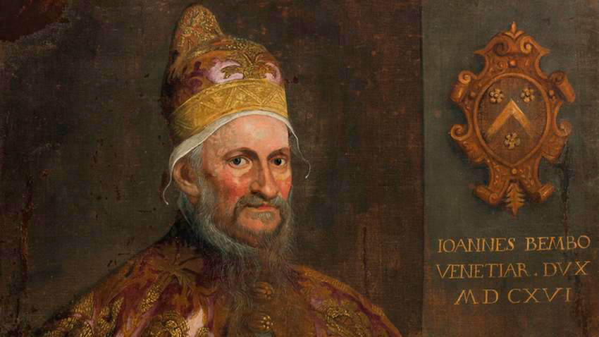 Retrato del dogo Giovanni Bembo de Domenico Tintoretto